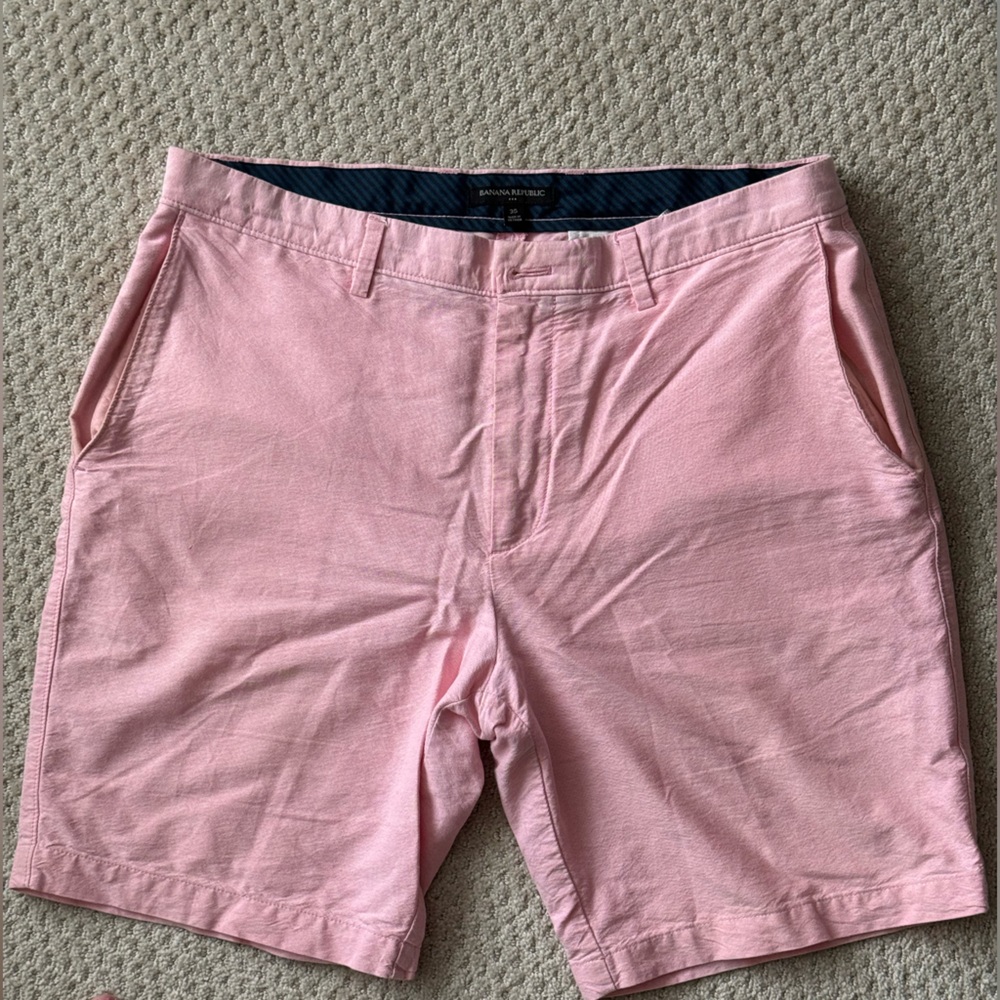 Banana republic Men's pink cotton shorts size 35